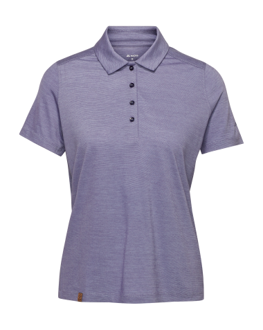 R5 Light Merino Polo mauve