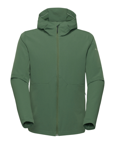 R4 Woven Fleece Hoody Jacket M elm green