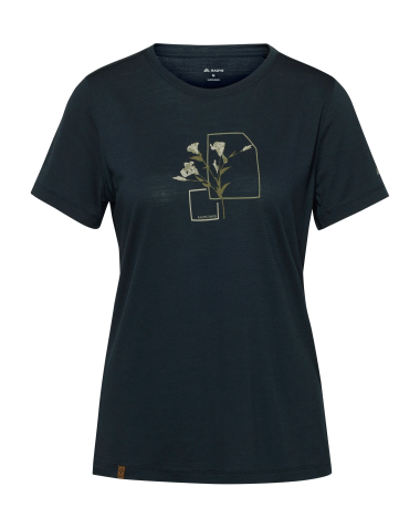 R5 Light Merino Flower T W navy