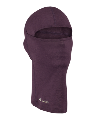 RA Merino Balaclava dark plum