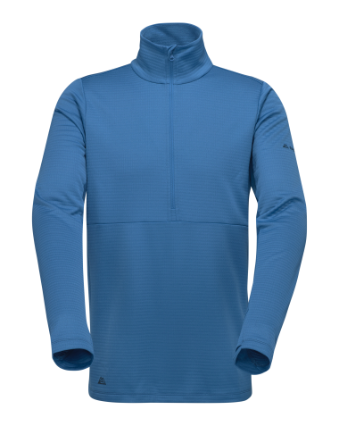 R4 Merino Waffle Pull M sapphire