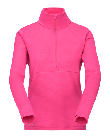 R4 Merino Waffle Pull W bright pinkt