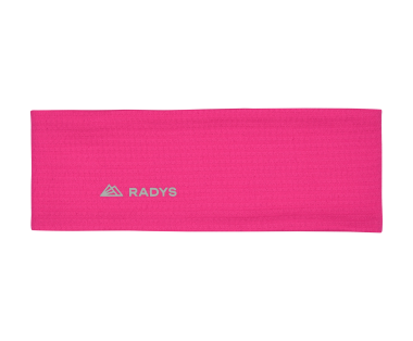 RA Merino Waffle Headband bright pinkt