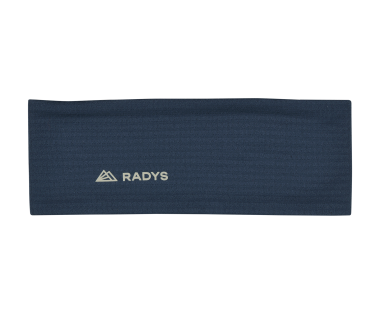 RA Merino Waffle Headband navy